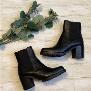 Urban Outfitters Black Heel Booties